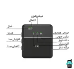 ضبط پادکست با میکروفون یقه ای موبایل