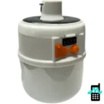 تست میزان روشنایی لامپ خورشیدی HG-1566 در تاریکی شب