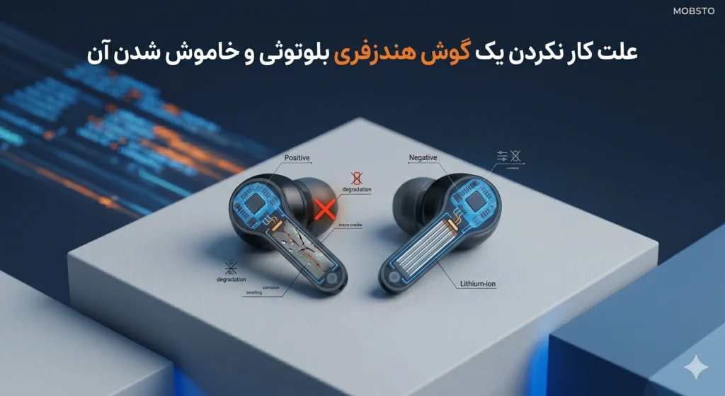 تمیز کردن پین کیس برای حل مشکل شارژ نشدن یک گوش هندزفری