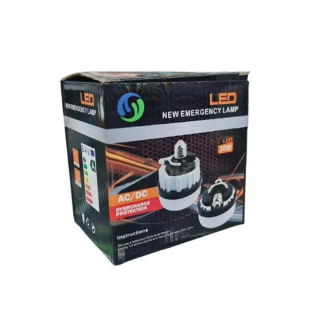 =لامپ دوحالت شارژی اضطراری 30W LED