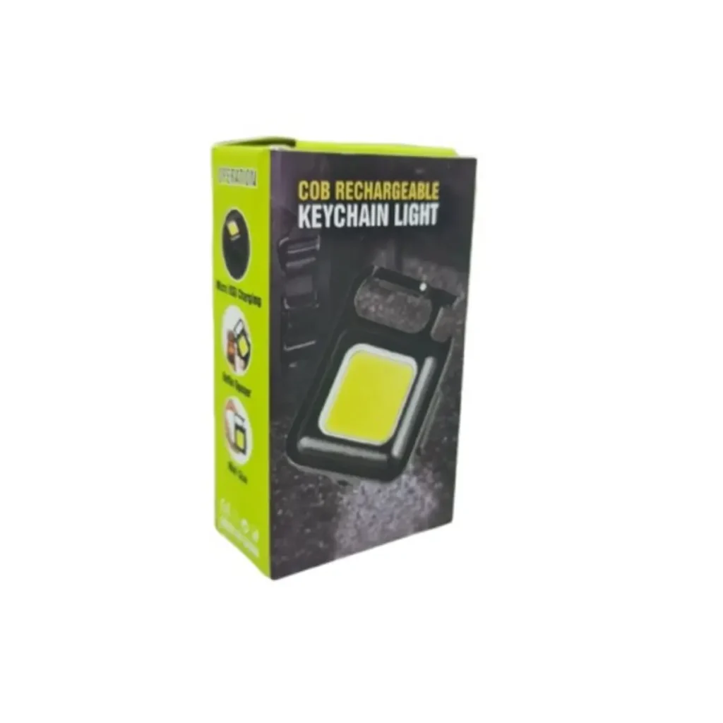 =لامپ اضطراری شارژی همراه COB Keychain Light